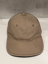 Vintage Levi Strauss Signature Baseball Hat Cap Adjustable Leather Strapback Tan