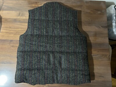 Aime Leon Dore ALD Filled Heritage Puffer Vest Multi Herringbone