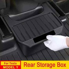Zanch.Tesla Model Y 3 Highland Rear Seat Storage Box  Center Console Trash Can