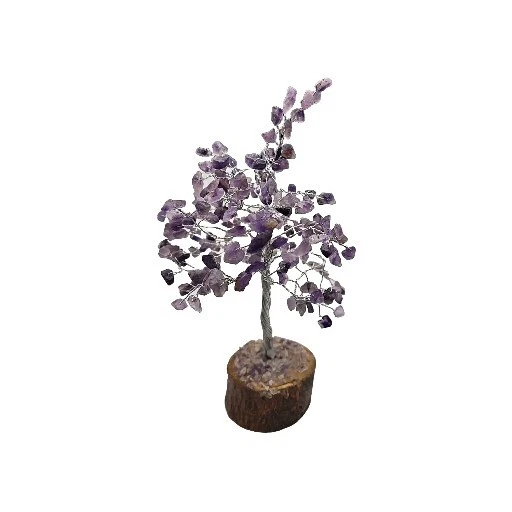 Árbol Bonsai Cristal Amatista Feng Shui Decoración para Meditación Reiki Hogar Oficina Foto 2 de 4