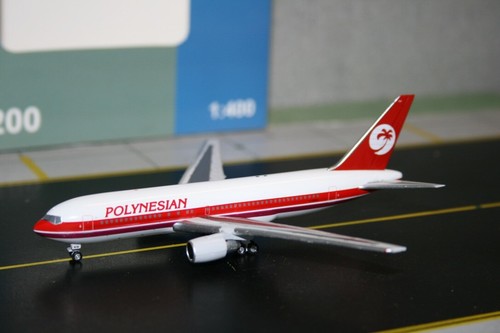 Aeroclassics 1:400 Polynesian Boeing 767-200 C-FBEG Die-Cast Model Plane - Picture 6 of 7