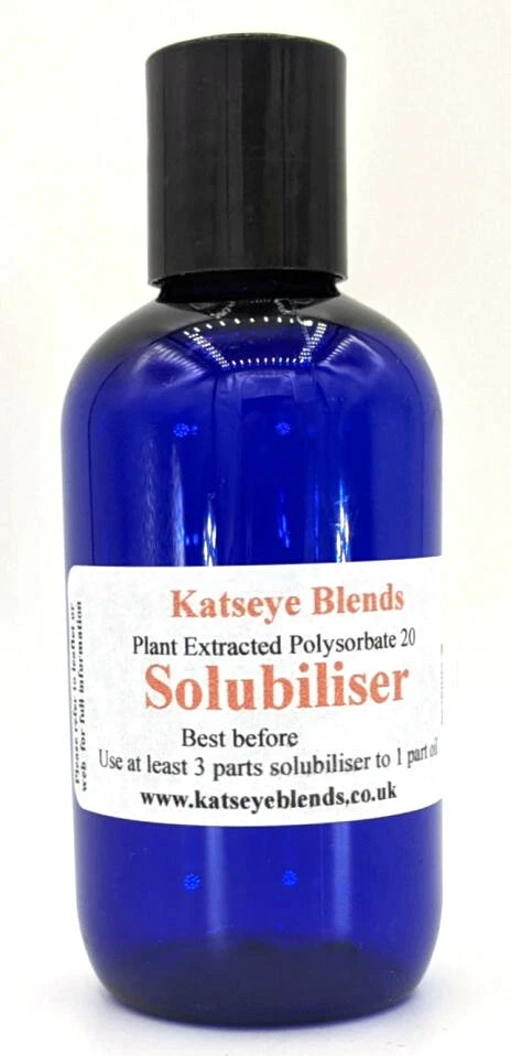 KATSEYE BLENDS Solubiliser for essential oils x 100ml Plant Extracted Polysorbate20
