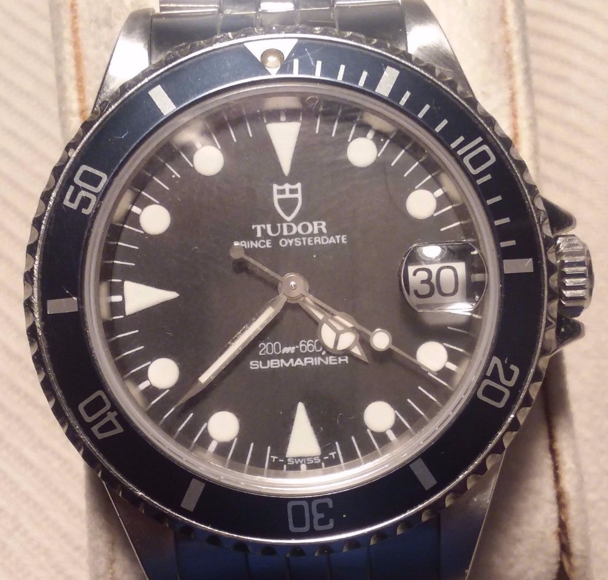 RARE VINTAGE TUDOR PRINCE OYSTER DATE SUBMARINER 660 WRIST WATCH