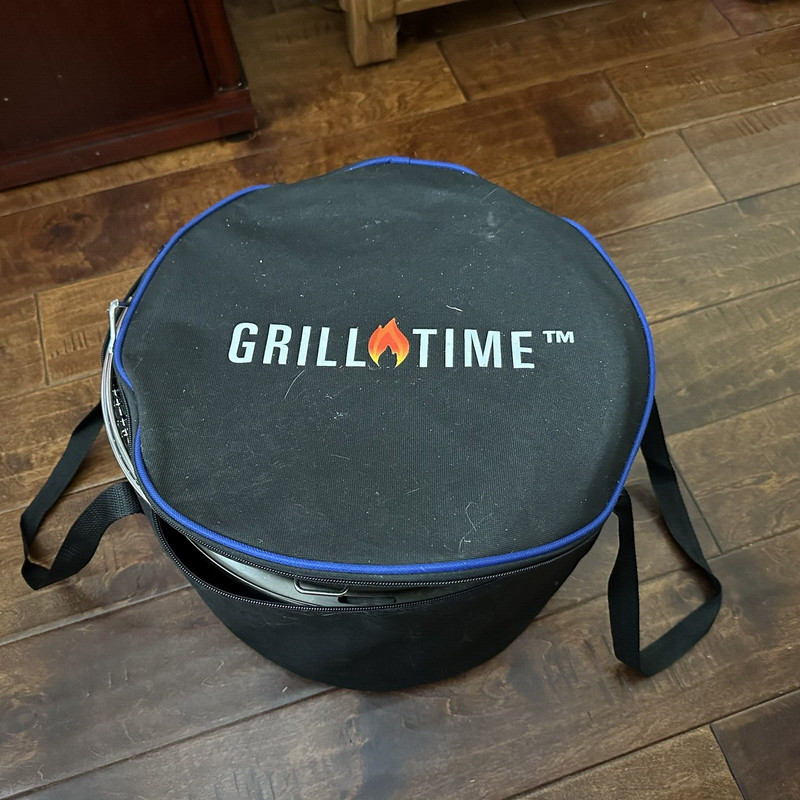 Grill Time Tailgater GT BLUE Charcoal Portable Grill UPG-B-13 Grill  PREOWNED