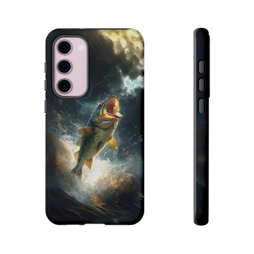 Big Mouth Bass Fish Thunderstorm River - Phone Case for iPhone, Galaxy, Pixel - 第 238/281 張圖片