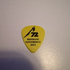 Metallica Official M72 Brisbane Nov 12th show guitar pick