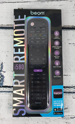 Beam Universal 6-in-1 Smart Remote Control (i580) IOS/Android App-Find My Remote