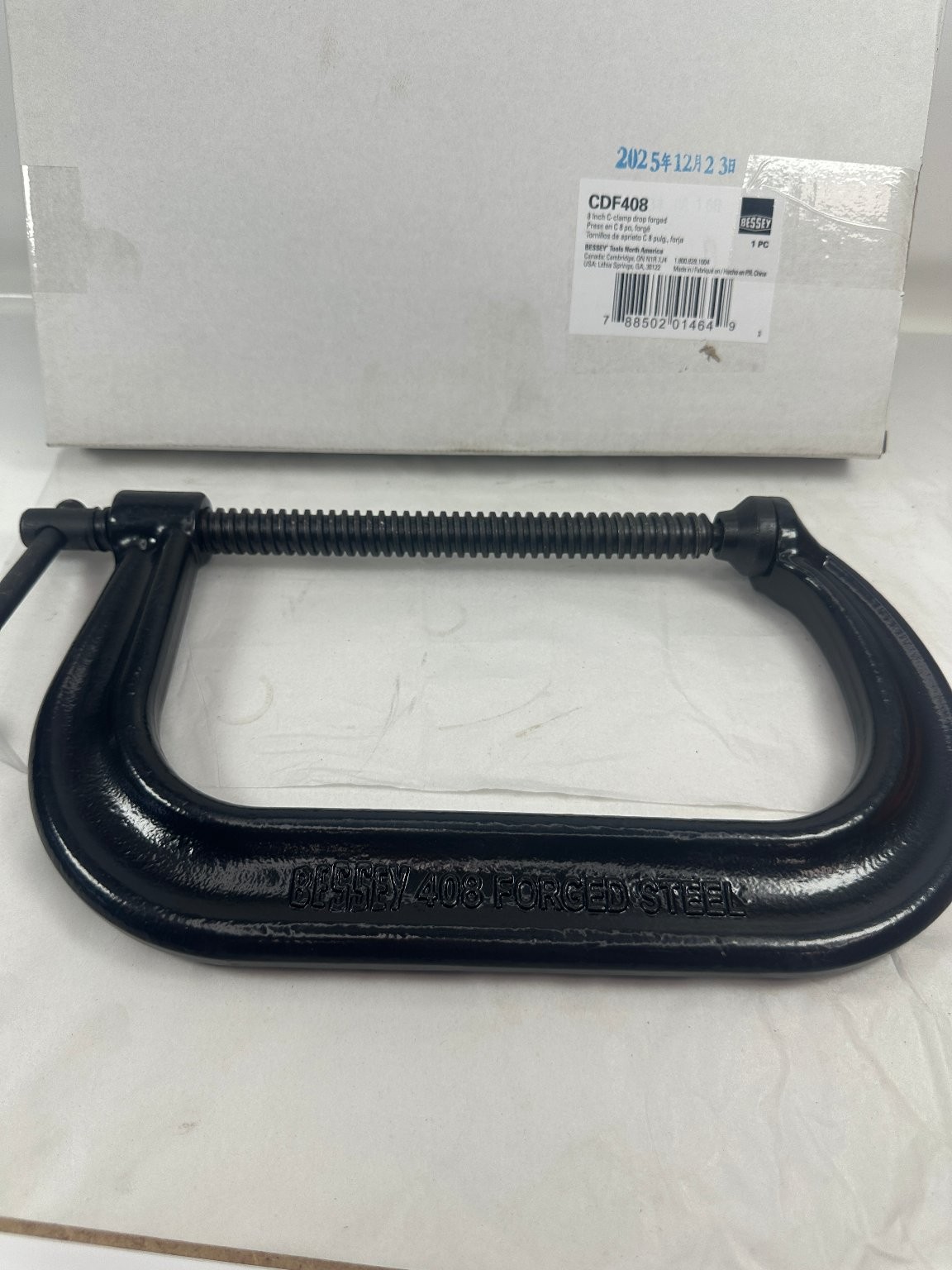 BESSEY CDF408 8 Inch Forged Steel C-Clamp Heavy Duty Woodworking Metalwork