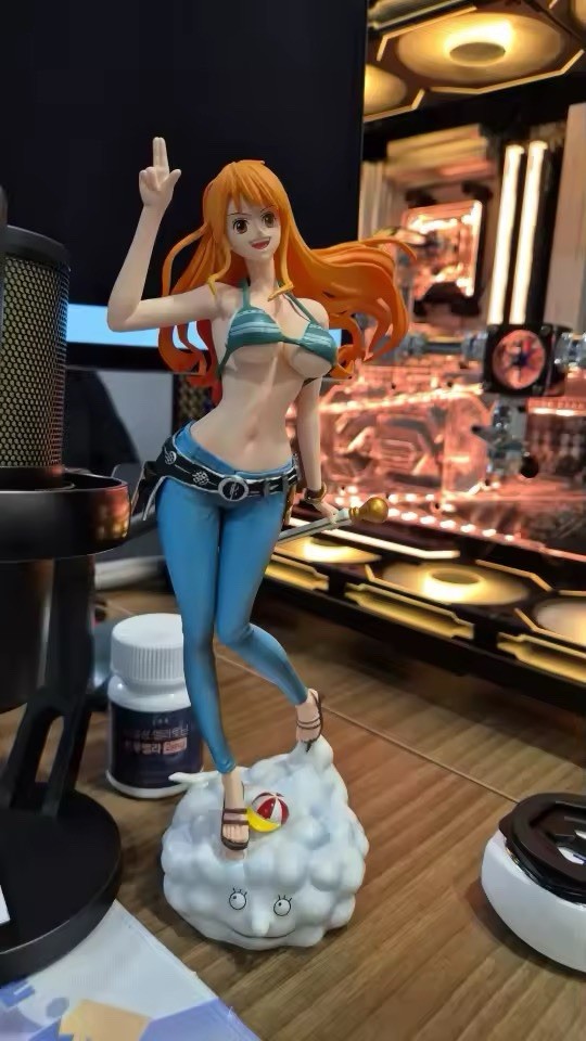 One Piece Nami Personaggio 22 cm - Anime Collezionismo Manga Rufy Rufy Modello Gaming foto 3