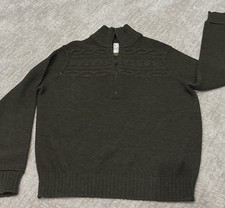 Banana Republic 1/4 Zip Heritage Sweater Wool Alpaca Blend Men  s Size Large