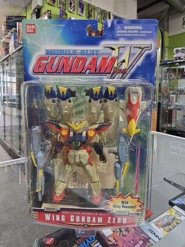 1995 Japan Bandai Wing Gundam 0 Zero Action Figure Deluxe Mobile Suit 9251 MOC
