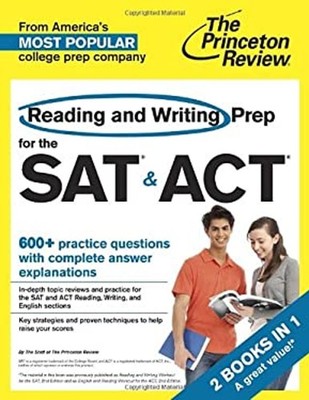 Reading and Writing Prep for the SAT and ACT Paperback Princeton