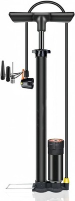 Bicycle Pump for All Valves - Air Pump with Pressure Gauge 160 PSI for Presta...