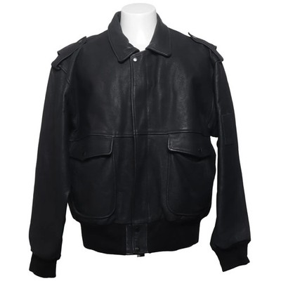 Itab, Lederjacke, Herren, Größe: L, Schwarz, Leder/Polyamid/Polyester #3BZ