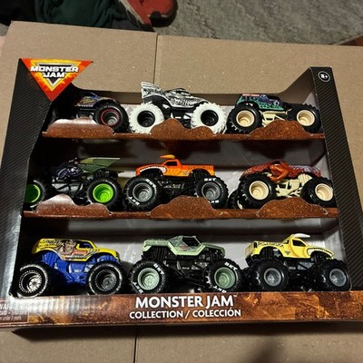 New Monster Jam Exclusive Monster Truck Collection 1:64 Diecast Vehicle 9-Pack