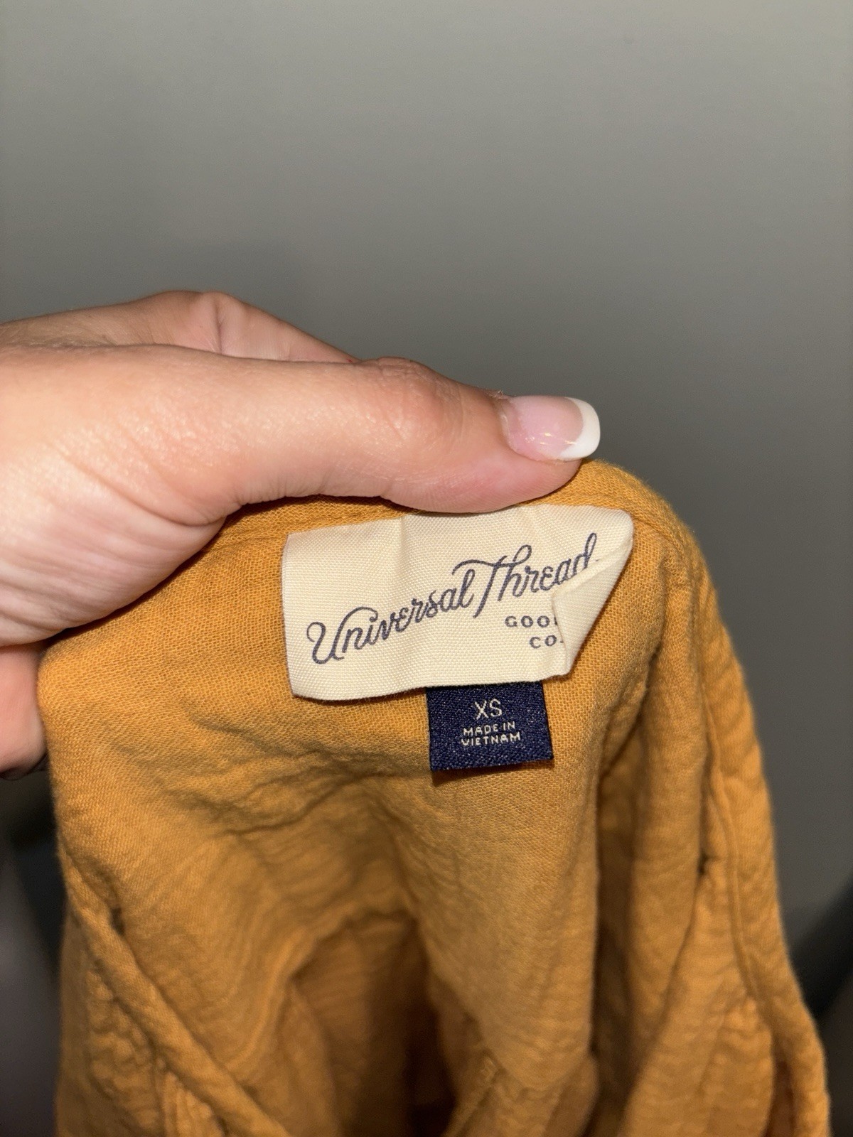 Universal Thread Yellow Long Sleeve Button Up Dre… - image 6