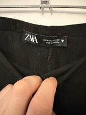 Zara Maxi Skirt In Black Size M