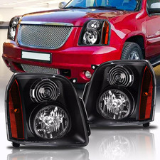 2007-2014 GMC Yukon XL 1500 2500 Headlight Assembly Set Compatible Replacement