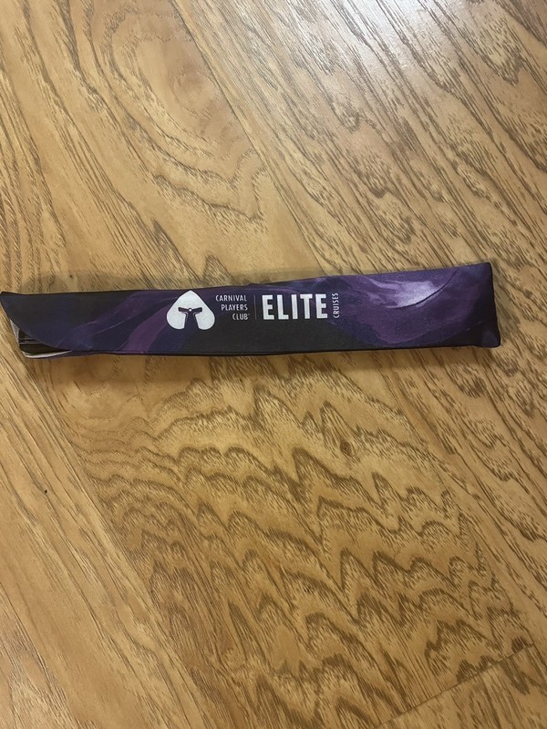 Carnival Cruise Line Elite Hand Fan Brand New With Cover.