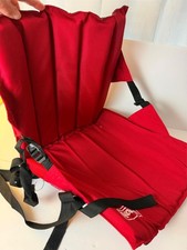 Coleman Stadium Seat. Portable, Foldable, Adjustable cushioned Seat Red