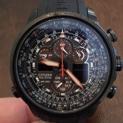Citizen Promaster Navihawk Polyurethane Strap A-T Men's Watch JY8035-04E