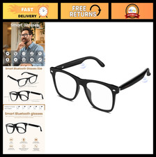 Bluetooth Audio Smart Glasses, Blue Light Blocking, Open Ear Speaker, Voice Cont