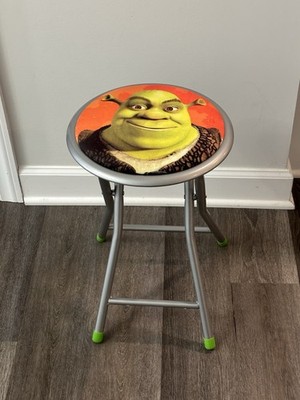 2004 Shrek Folding Stool 180lb Max Weight Dreamworks