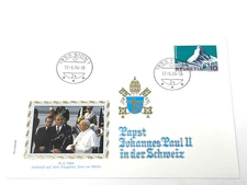 1984 - 'Switzerland', ' Pope John Paul II visit to Switzerland' IX. FDC (#103)