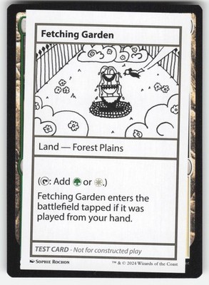 Fetching Garden Mystery Booster 2 Playtest Cards  S NM MTG