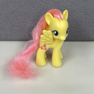 My Little Pony G4 Fluttershy Brushable Toy Figure Hasbro 3'' Tall 2010