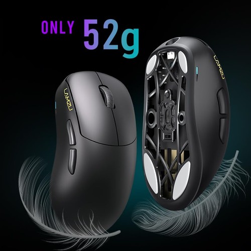 Lamzu Thorn Gaming Mouse Charcoal Black Lightweight 52g 26000DPI Lamzu Thorn - 第 5/7 張圖片