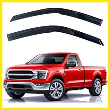 Rain Guards Fit for 2015-2026 Ford F150 Regular Cab, Out-Channel Window Visor...