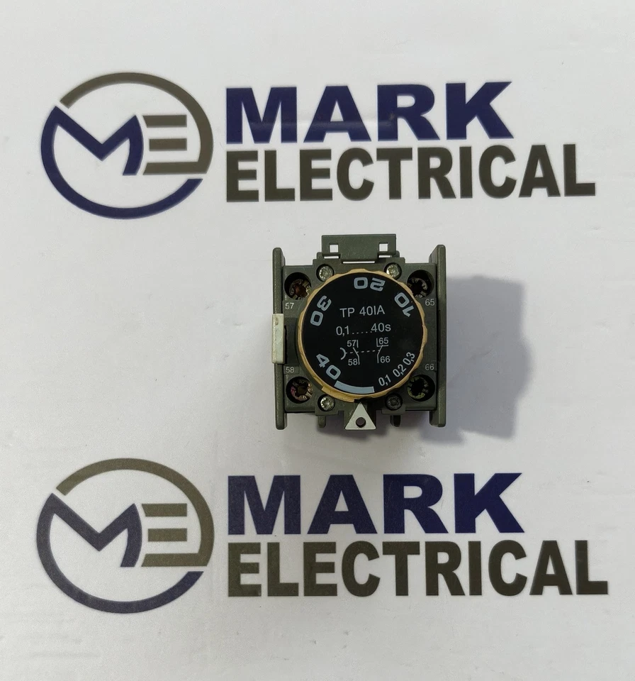 ABB TP40IA 1SBN020301R1000 ADD ON CONTACTOR TIMER TIMING 0.1S-40S FAST SHIPPING - Image 1 of 4