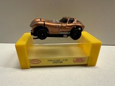 Vintage Aurora Slot Car HO Cheetah Copper Chrome 1403 With Custom Box