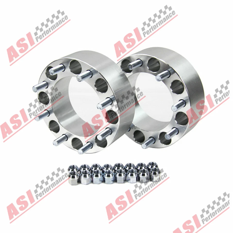 2.5" 8 Studs Wheel Spacer 8X170mm Fit 1999-2016 FORD F-250 F-350 Super Duty ASI Foto 4 de 4