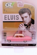 Greenlight Collectables Hollywood Elvis Pink 1955 Cadillac Fleetwood  Die Cast