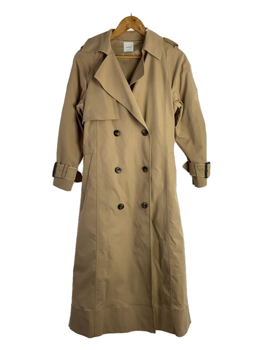 Ameri Trench Coat/-/Polyester/Beige/Plain/0191740… - image 1