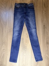 Jeans donna Diesel Skinee blu super slim skinny denim W27 x L30 vita alta