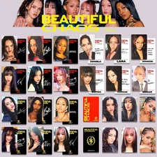 6pcs/set Kpop KATSEYE BEAUTIFUL CHAOS Self Made Photocard HD Photo Cards 