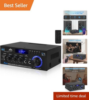 High-Performance Bluetooth 5.0 Amplifier 40W RMS - Immersive Audio Experience