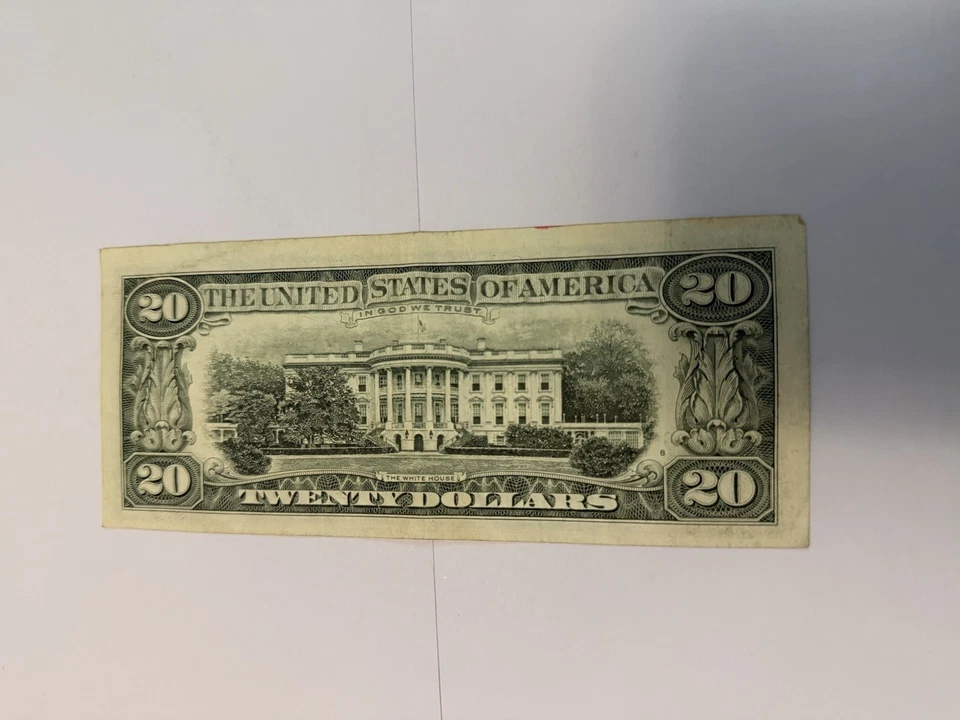 USA Bank Note: USA, Twenty Dollar 1995 No. G 71032267 B - Image 2 of 2