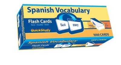 Spanish Vocabulary (Quick Study) - Cards By BarCharts, Inc. - VERY GOOD