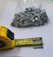 1+ LB ELECTRO-GALVANIZED 1- 1/4" Roofing Siding NAILS Smooth Shank