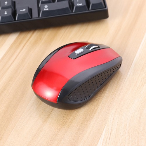 2,4 G 4 Tasten Gaming- , kabellose optische mit DPI (rot)