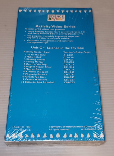 Science AnyTime, Unit C, In the Toy Box (Fishing With A Magnet )VHS - Picture 2 of 2