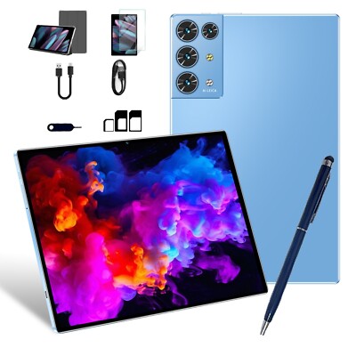 Tablet Android 13 10.1'' Gaming Tablet 16GB RAM+256GB ROM Octa-Core 1920 * 1200