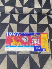1997 FLORIDA MARLINS LEAGUE CHAMPIONSHIP SERIES GAME C TICKET MLB Baseball