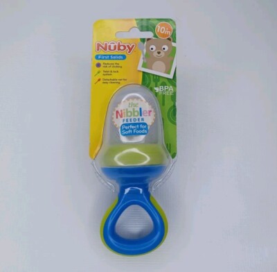 Nuby The Nibbler Feeder 10+m Mesh Solid Food Feeder Nûby New