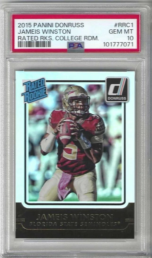 Jameis Winston Panini Donruss Rated Rookies College Redemption #RRC1 Base