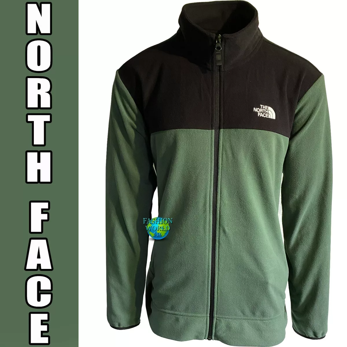 The North Face Men s Glacier Full Zip Fleece Jacket Size XL Green